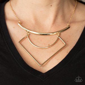 Egyptian Edge - Gold Necklace